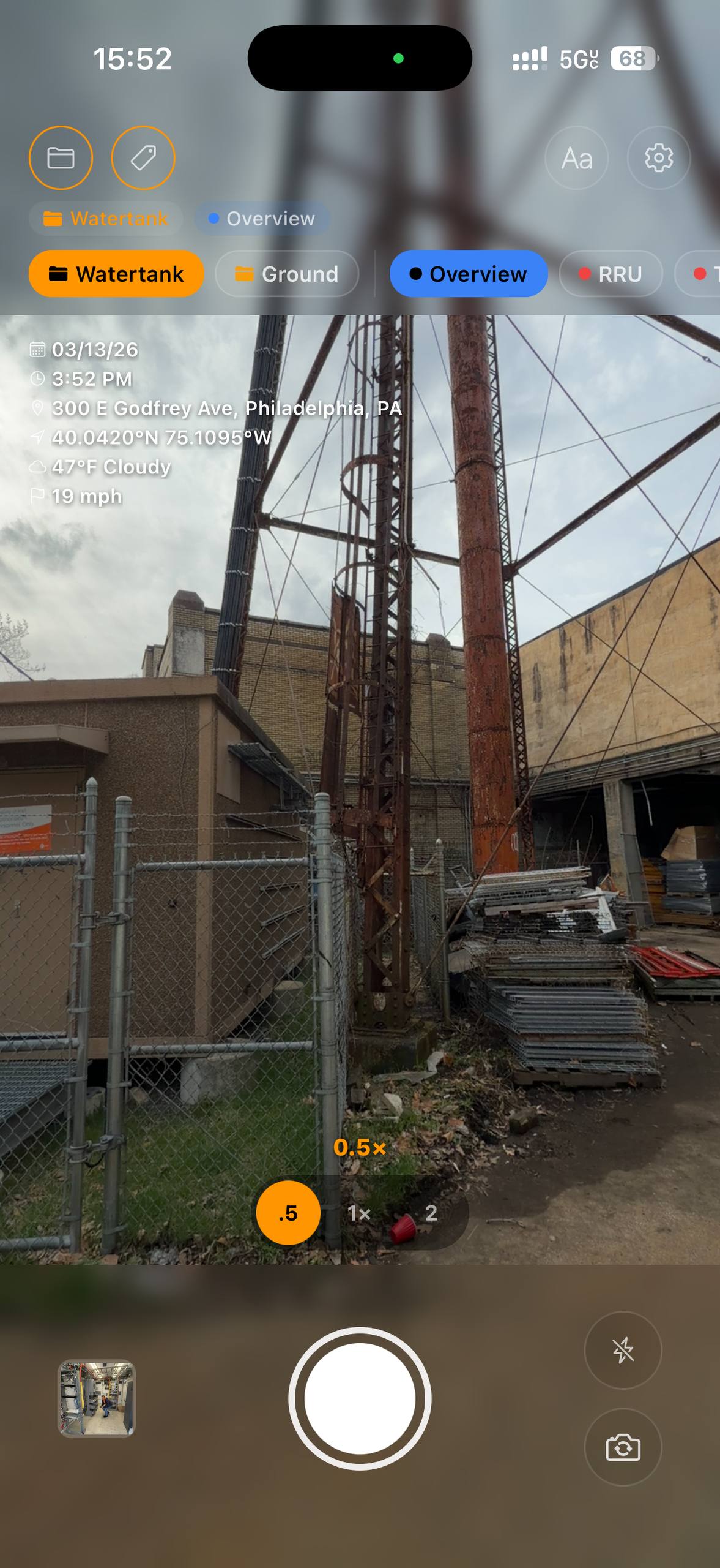 SnapStamp camera with timestamp overlay